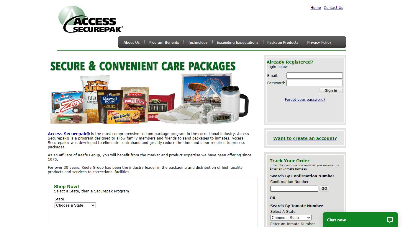 Clayton County Jail Package Program - GA - Access Securepak